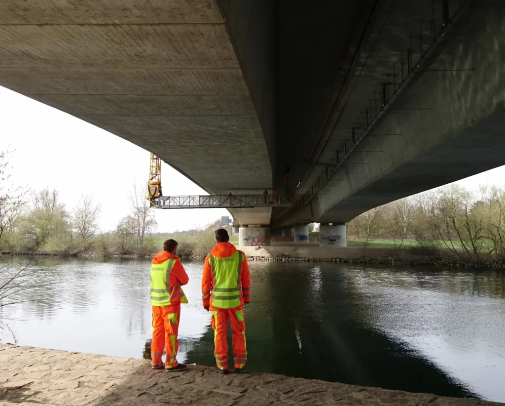 Brückenhauptprüfung Mainbrücke Oberndorf BAB A70 – BW10-2
