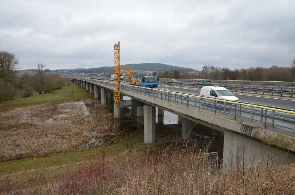 Brückenhauptprüfung Maintalbrücke BAB A73 – BW68a