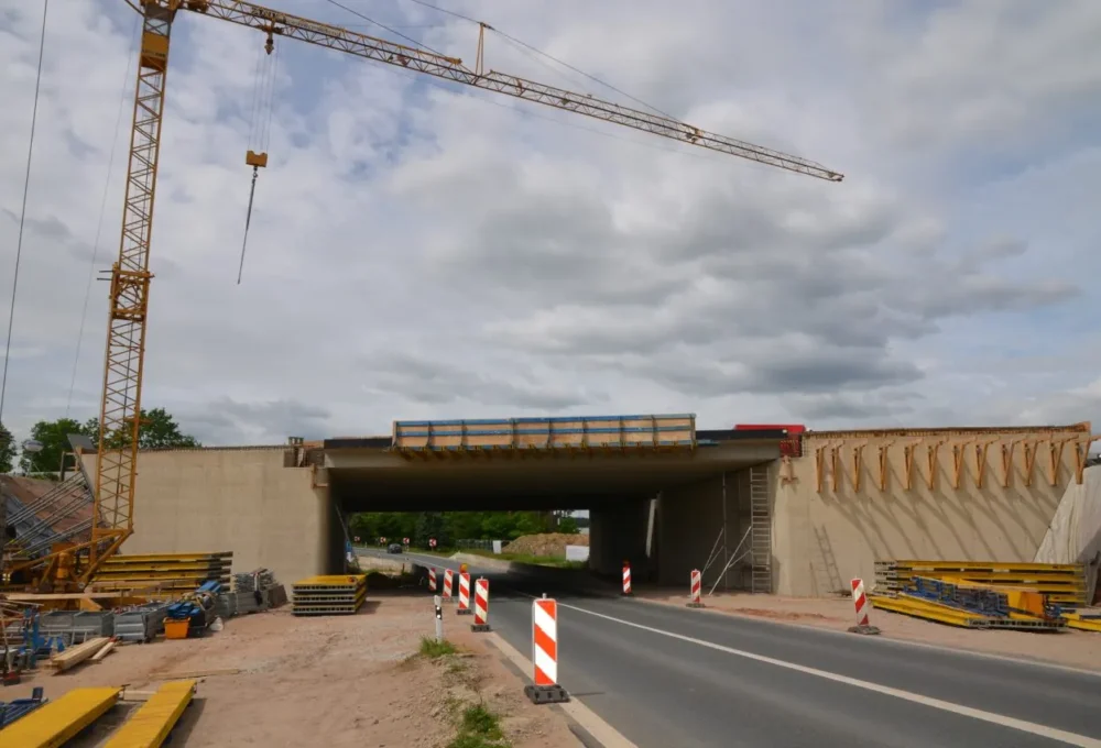 Bauüberwachung Brückenneubau BW126a und BW126c – Ausbau BAB A73 bei Forchheim